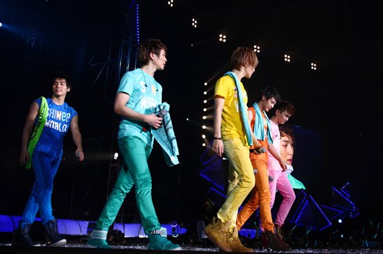 Pics of shinee at first concert in Seoul: